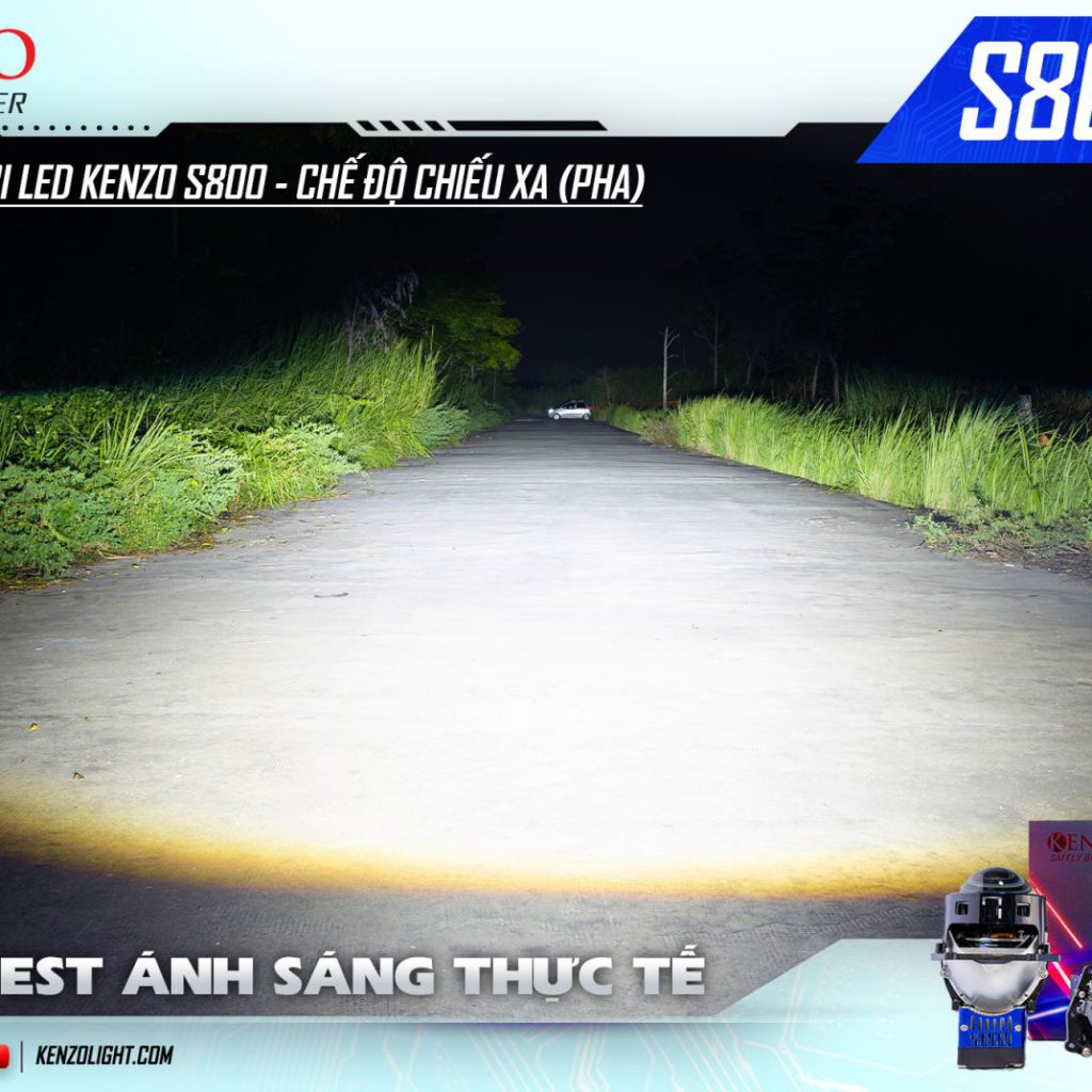 BI-LED KENZO S800 15 anh sang s800 new pha